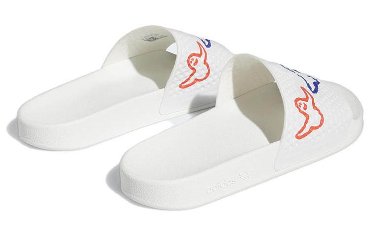adidas Shmoofoil Slides 'Cloud White Red Pulse Mint' HQ2034 - 5