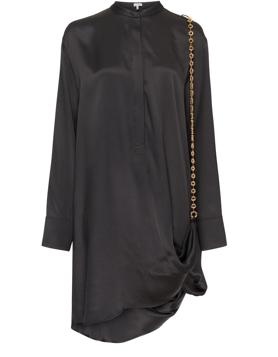 Shirt dress with chain - 1