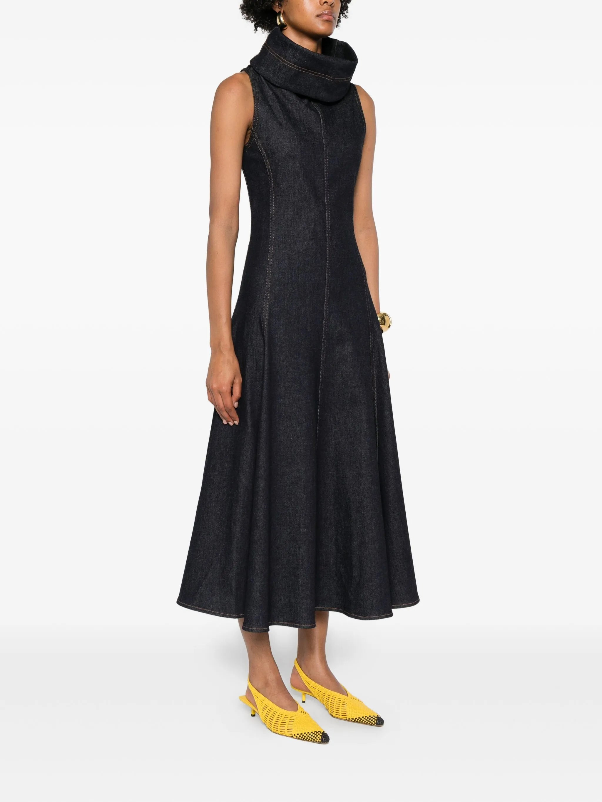 Jacquemus Sleeveless Flared Day Dress - 4