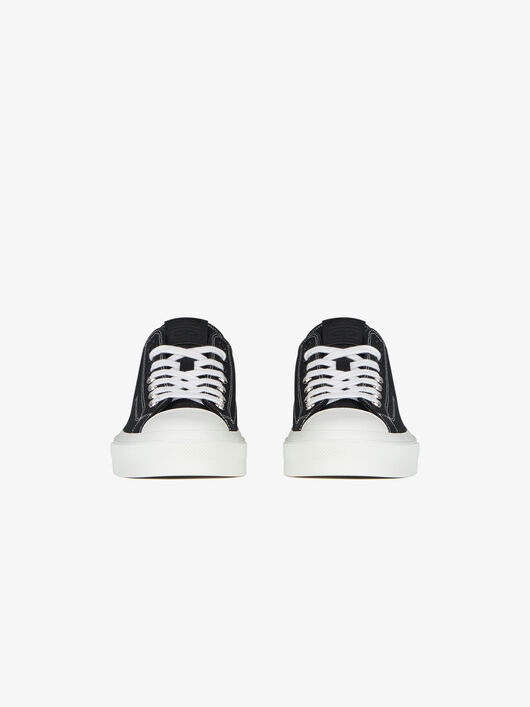 SNEAKERS CITY IN CANVAS AND GRAINED LEATHER - 2