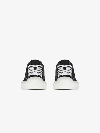 Givenchy SNEAKERS CITY IN CANVAS AND GRAINED LEATHER outlook