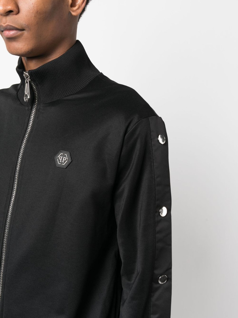 appliqué detail bomber 재킷 5