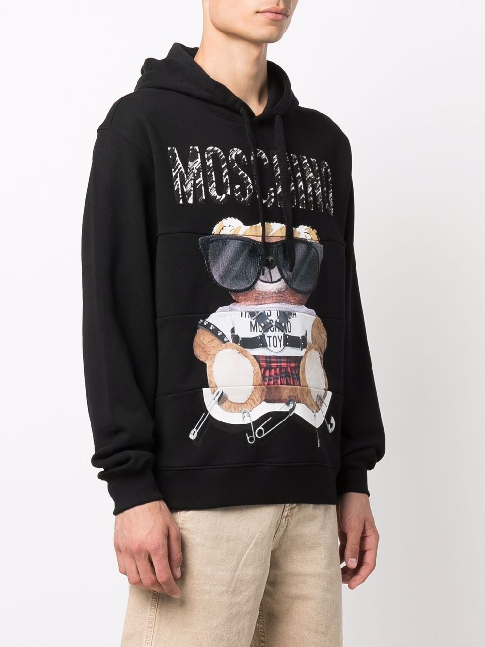 Toy Bear print hoodie - 3