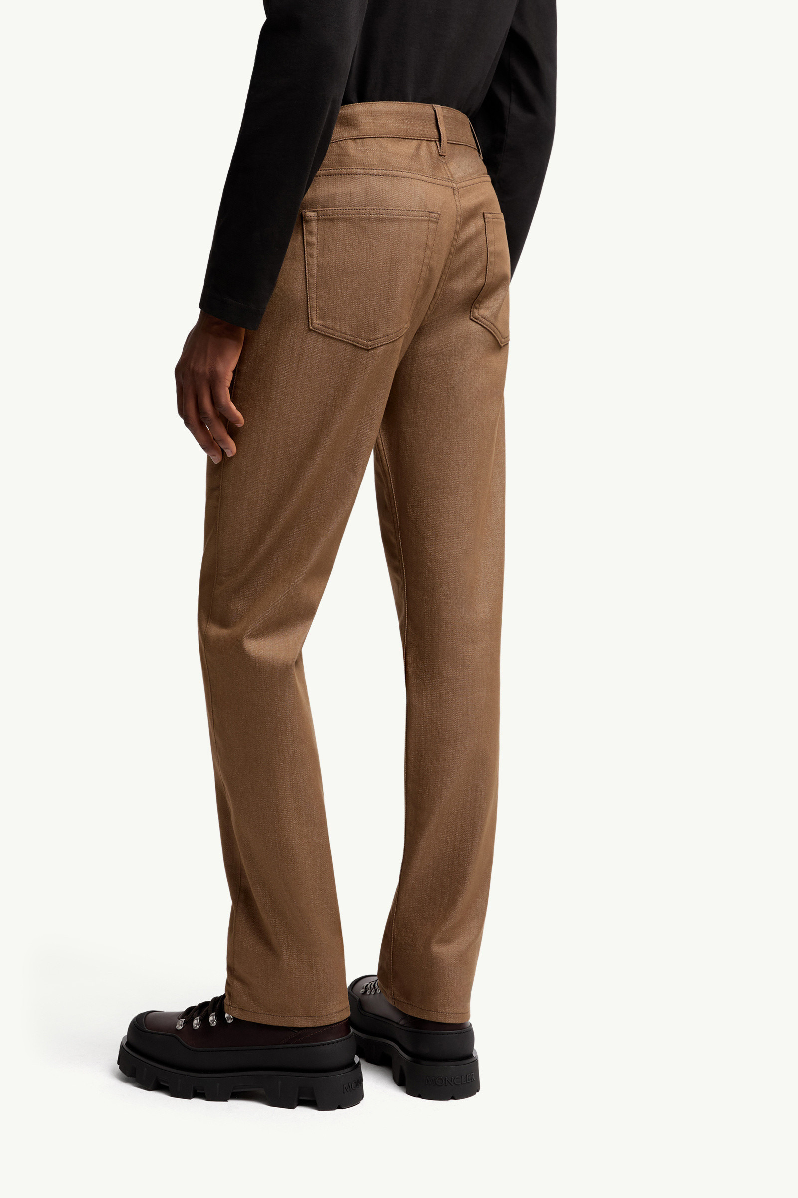 Straight Leg Denim Jeans - 5