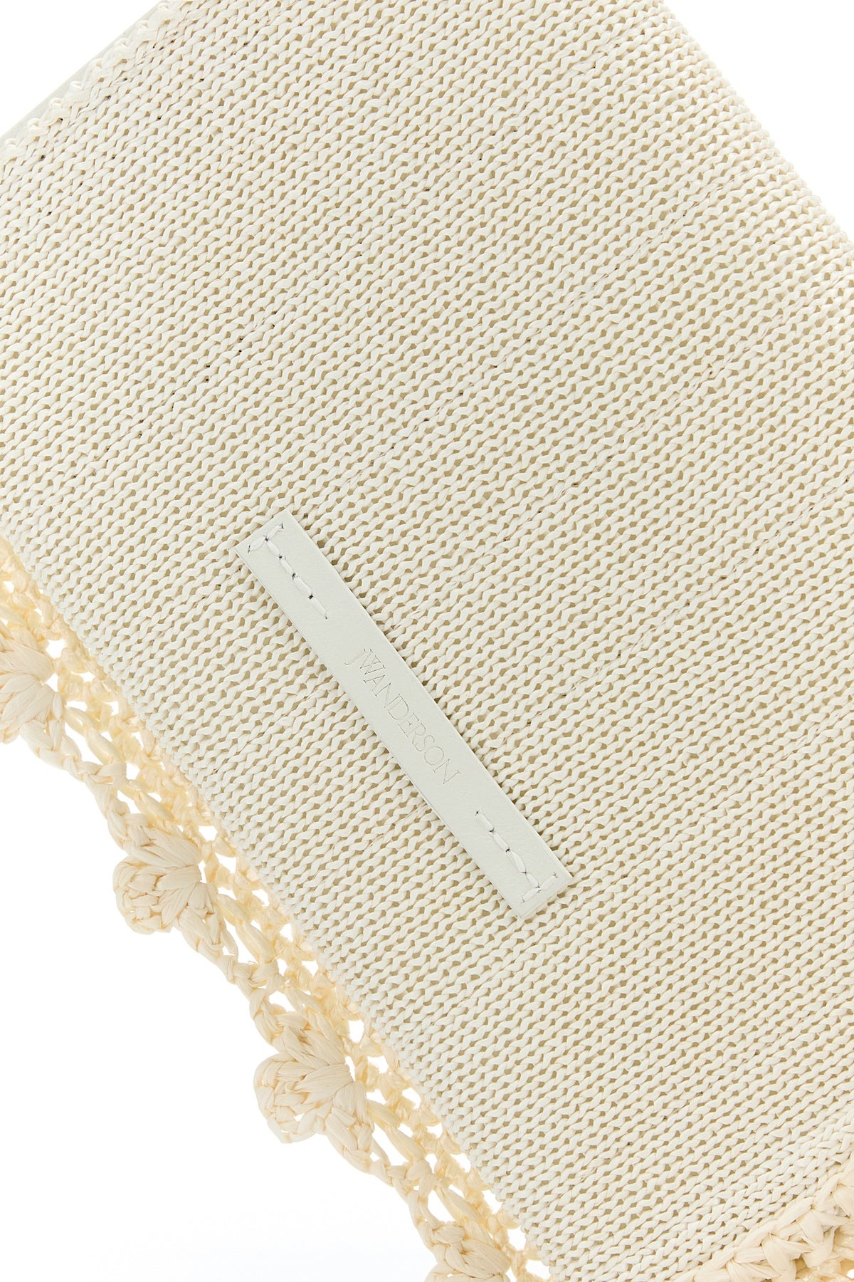 Ivory crochet clutch - 4