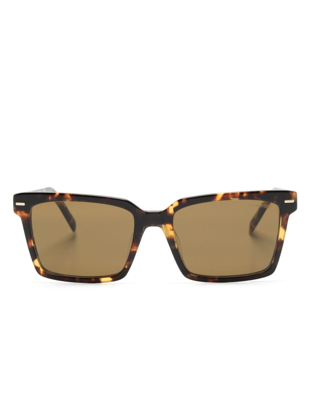 Miu Miu tortoiseshell square-frame sunglasses | REVERSIBLE