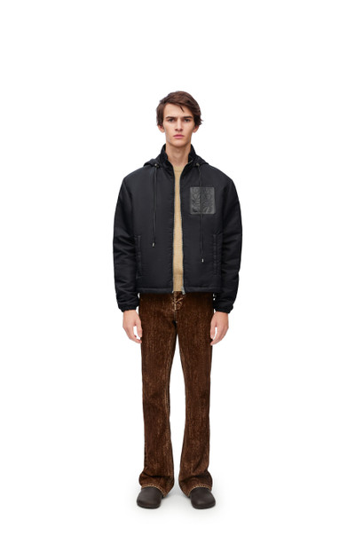 Loewe Hooded padded jacket in nylon outlook