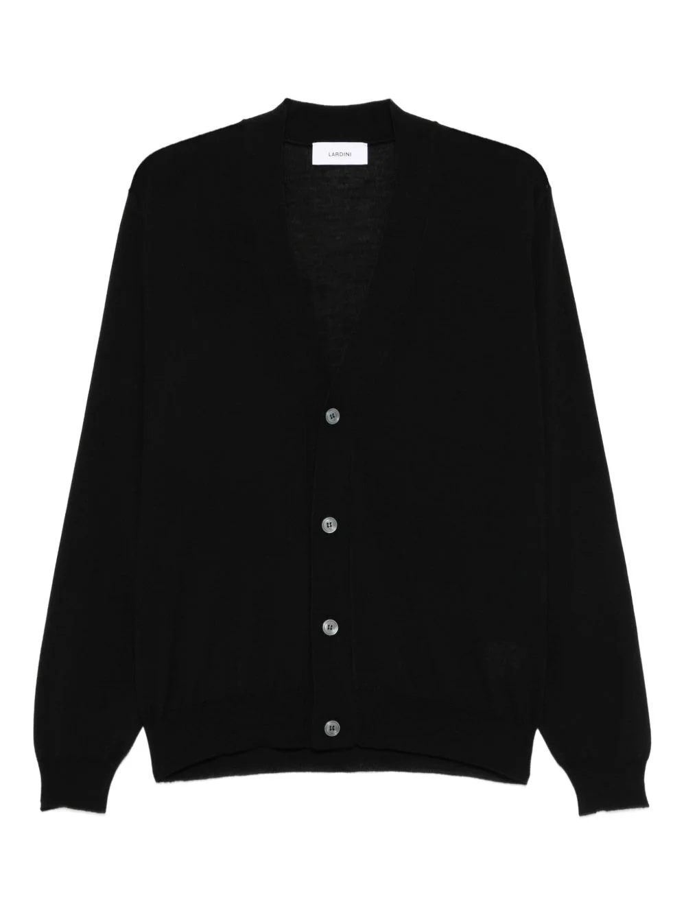 button-front wool cardigan - 1