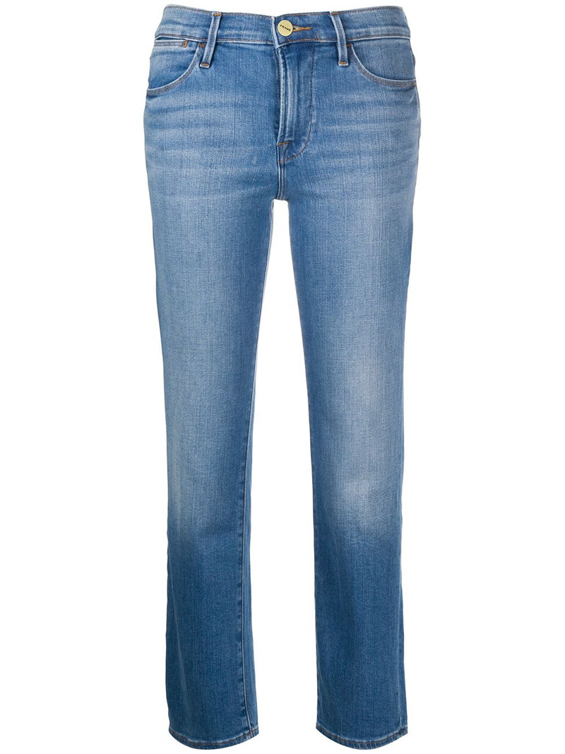 Le High straight-leg cropped jeans 1