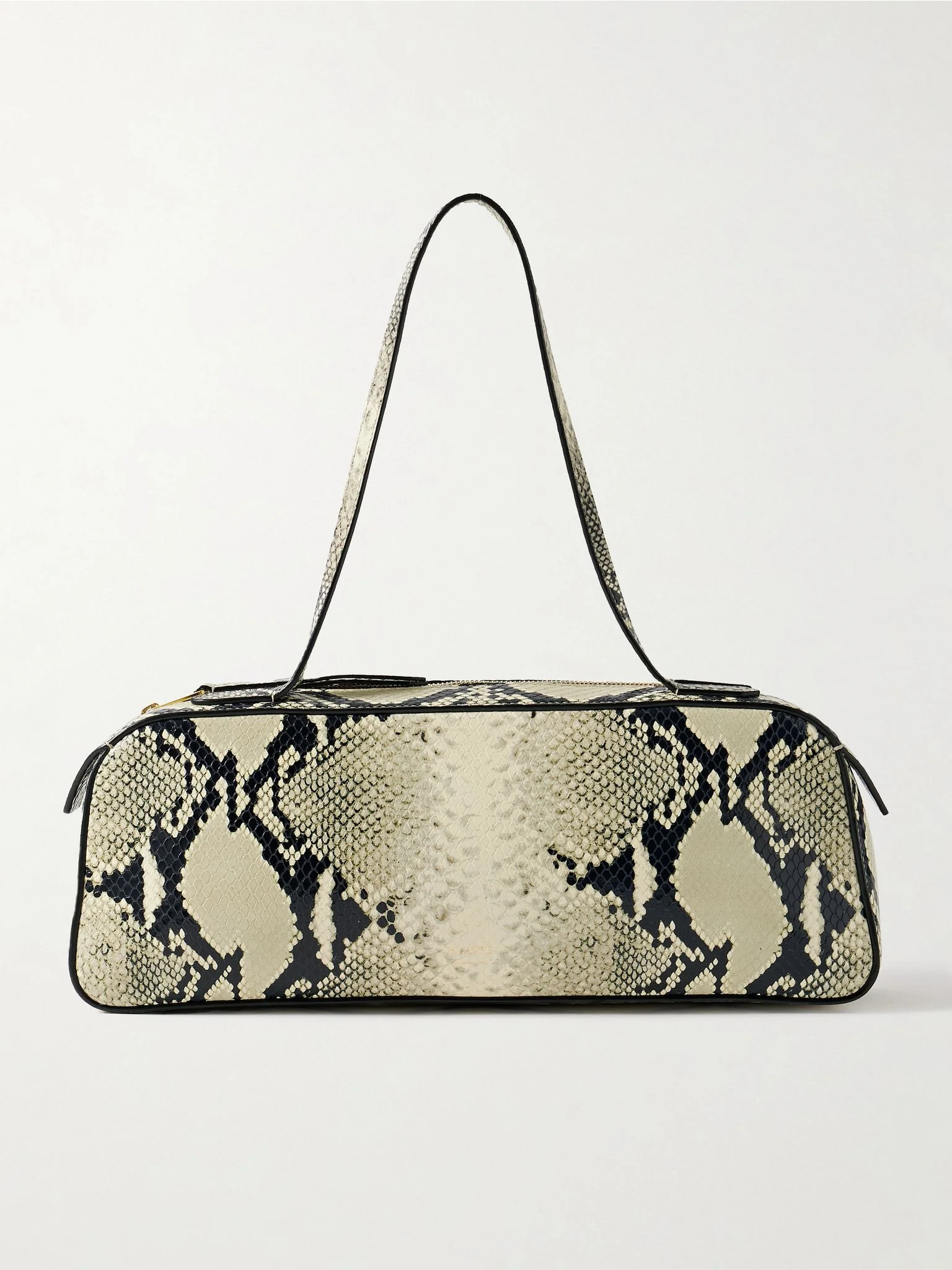 Simona snake-effect leather shoulder bag Snake print - 1