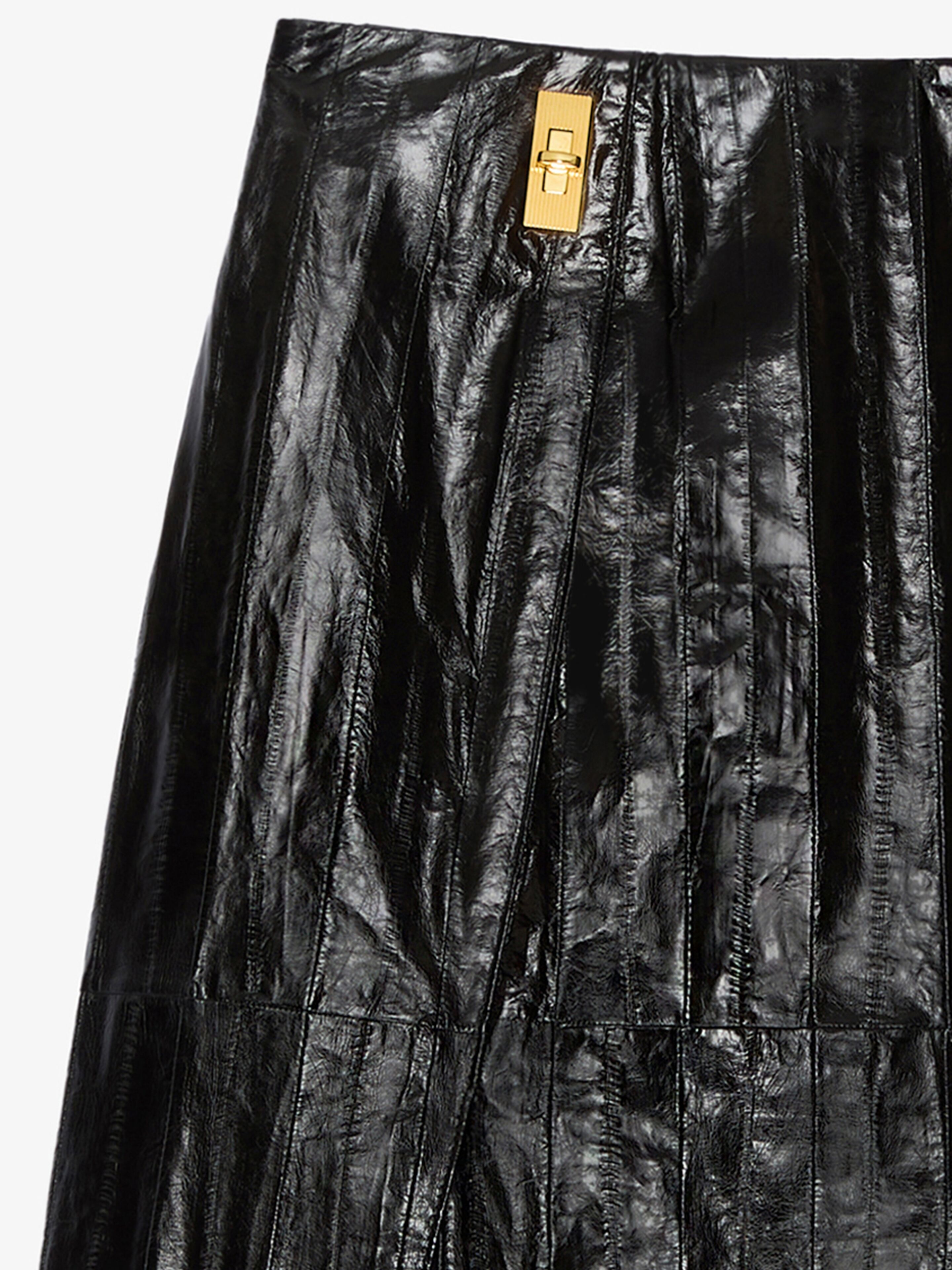 SKIRT IN LEATHER - 4