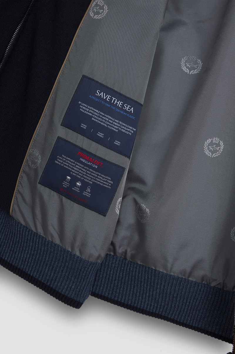 HYBRID JACKET IN WOOL AND CASHMERE WITH SUEDE AND TYPHOON® RE-4X4 STRETCH DETAILS 5