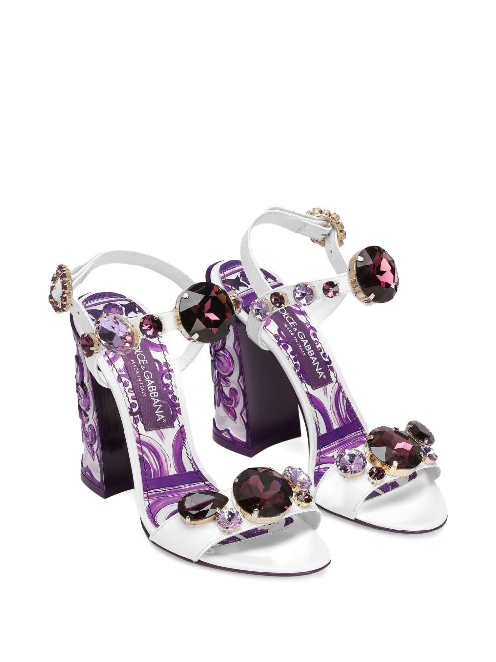 rhinestone-embellished sandals - 2