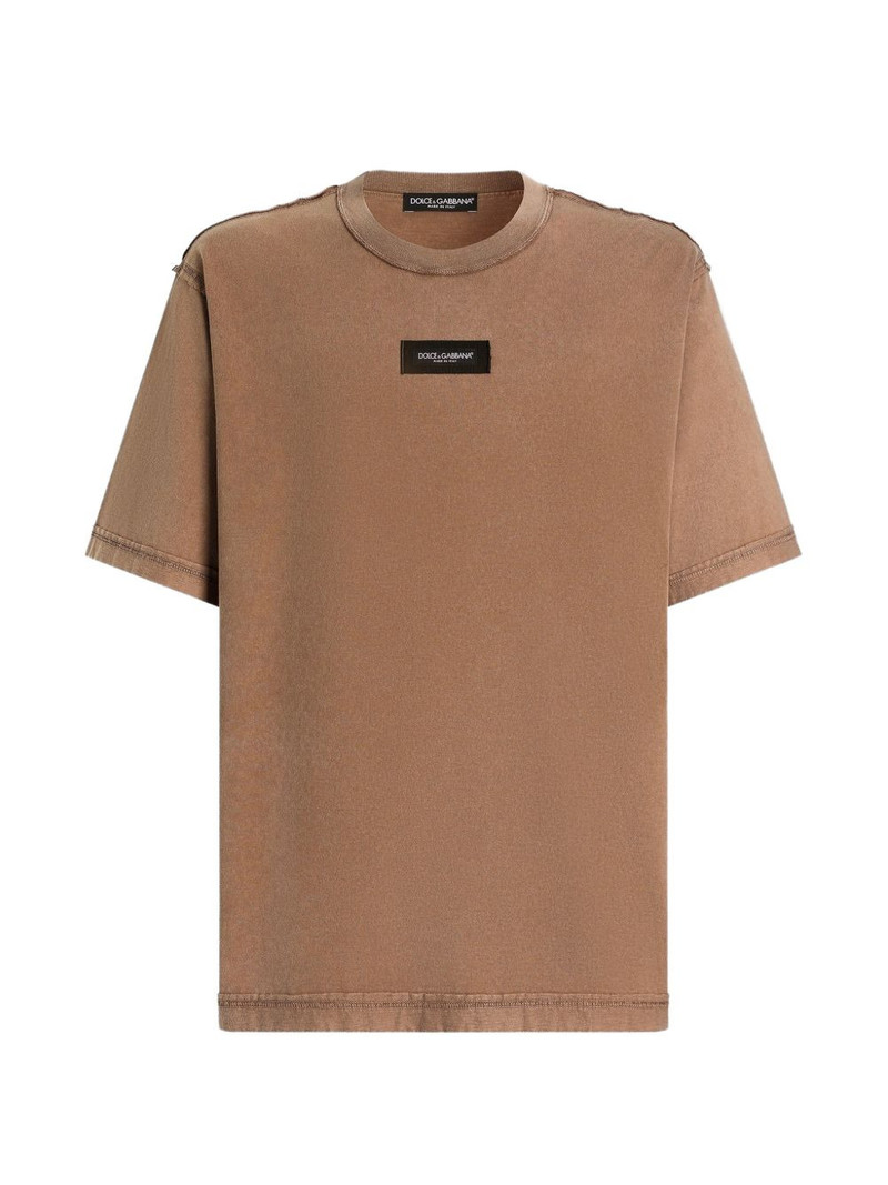cotton T-shirt with print 1