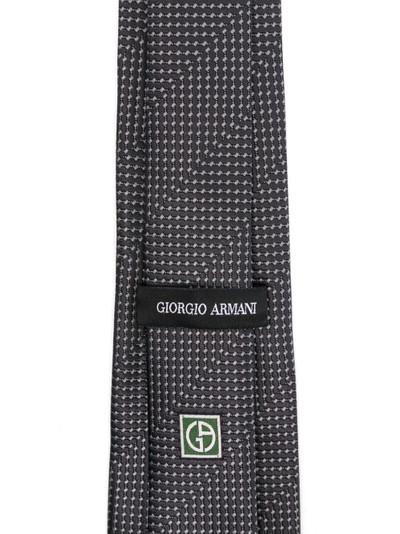 GIORGIO ARMANI patterned-jacquard tie outlook