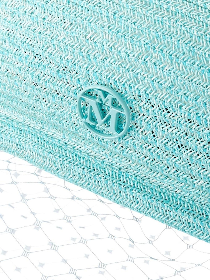 MAISON MICHEL New Bonnie veil-detail beret outlook