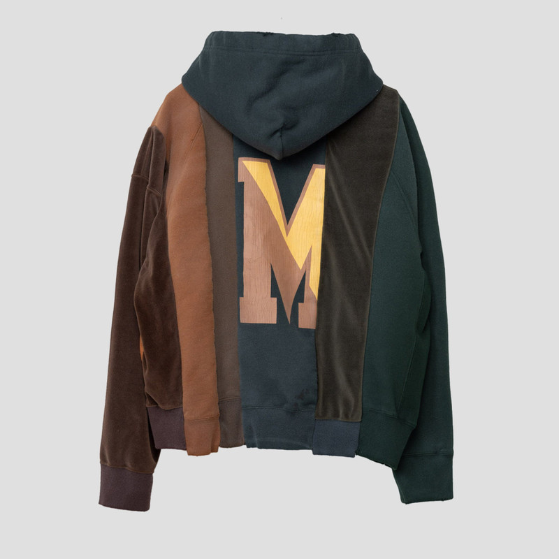 Maison MIHARAYASUHIRO PATCHWORK HOODIE outlook