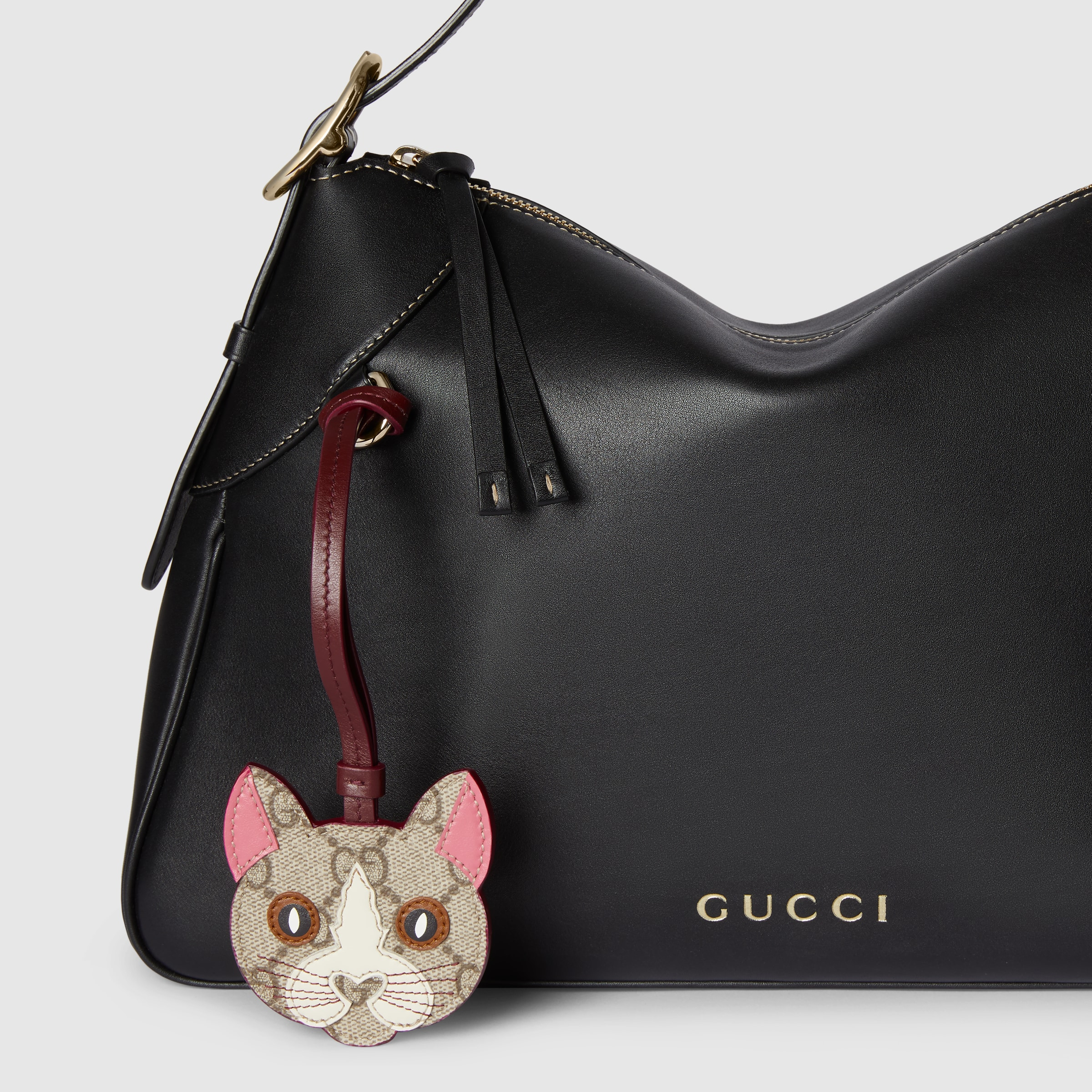 Cat-shaped bag charm - 3