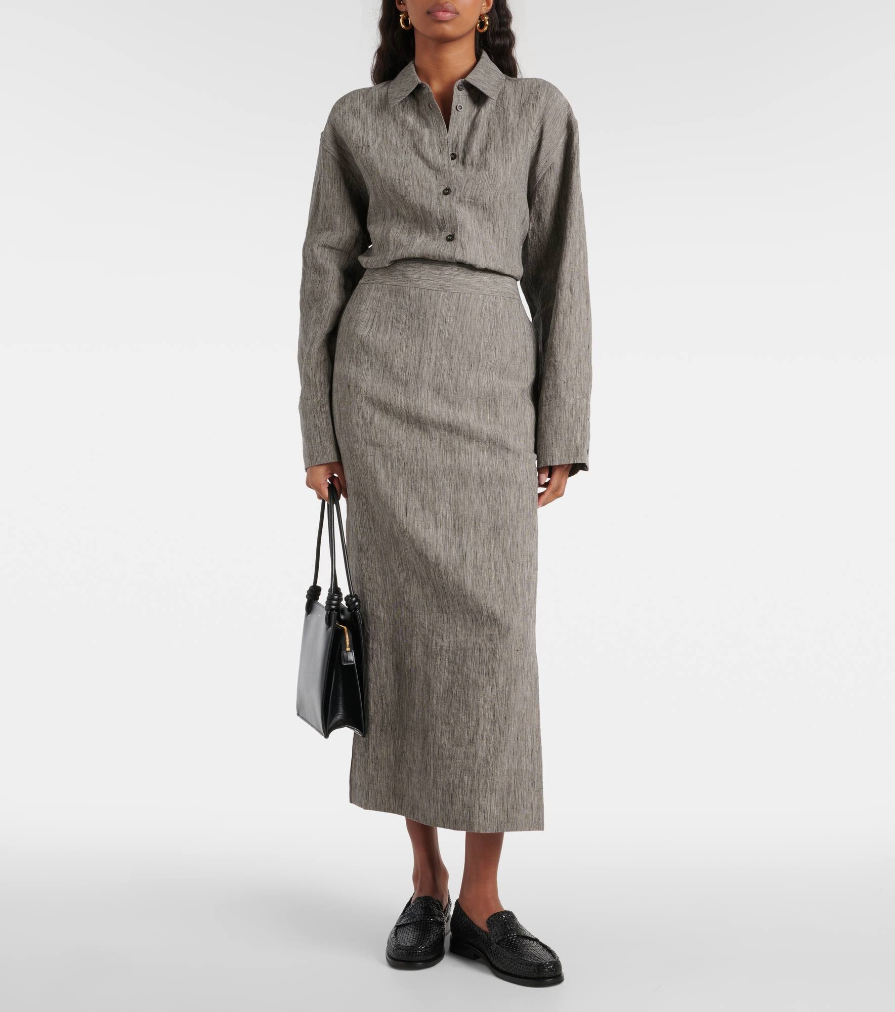 Romilie linen maxi skirt - 2