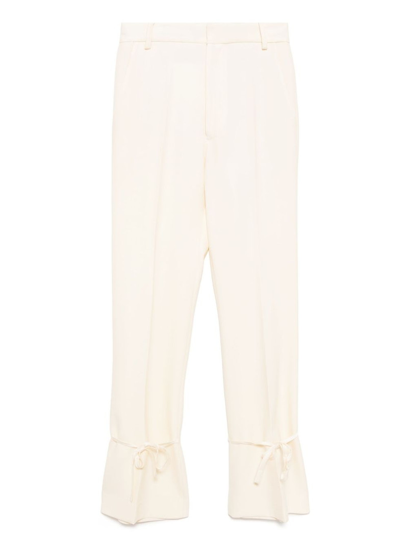 slim flared trousers 1