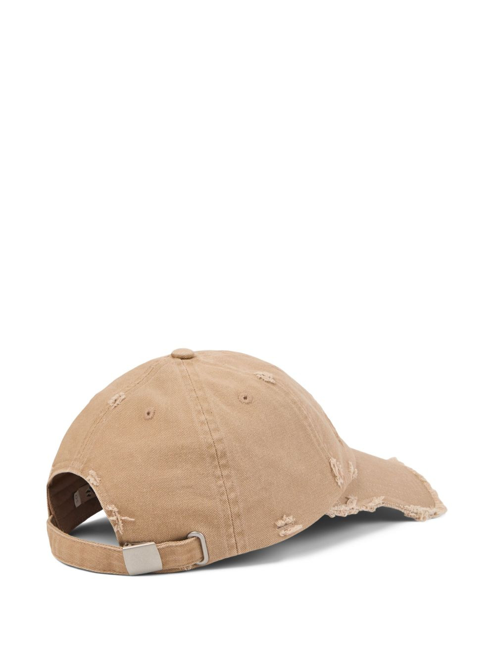 distressed-effect baseball cap - 2