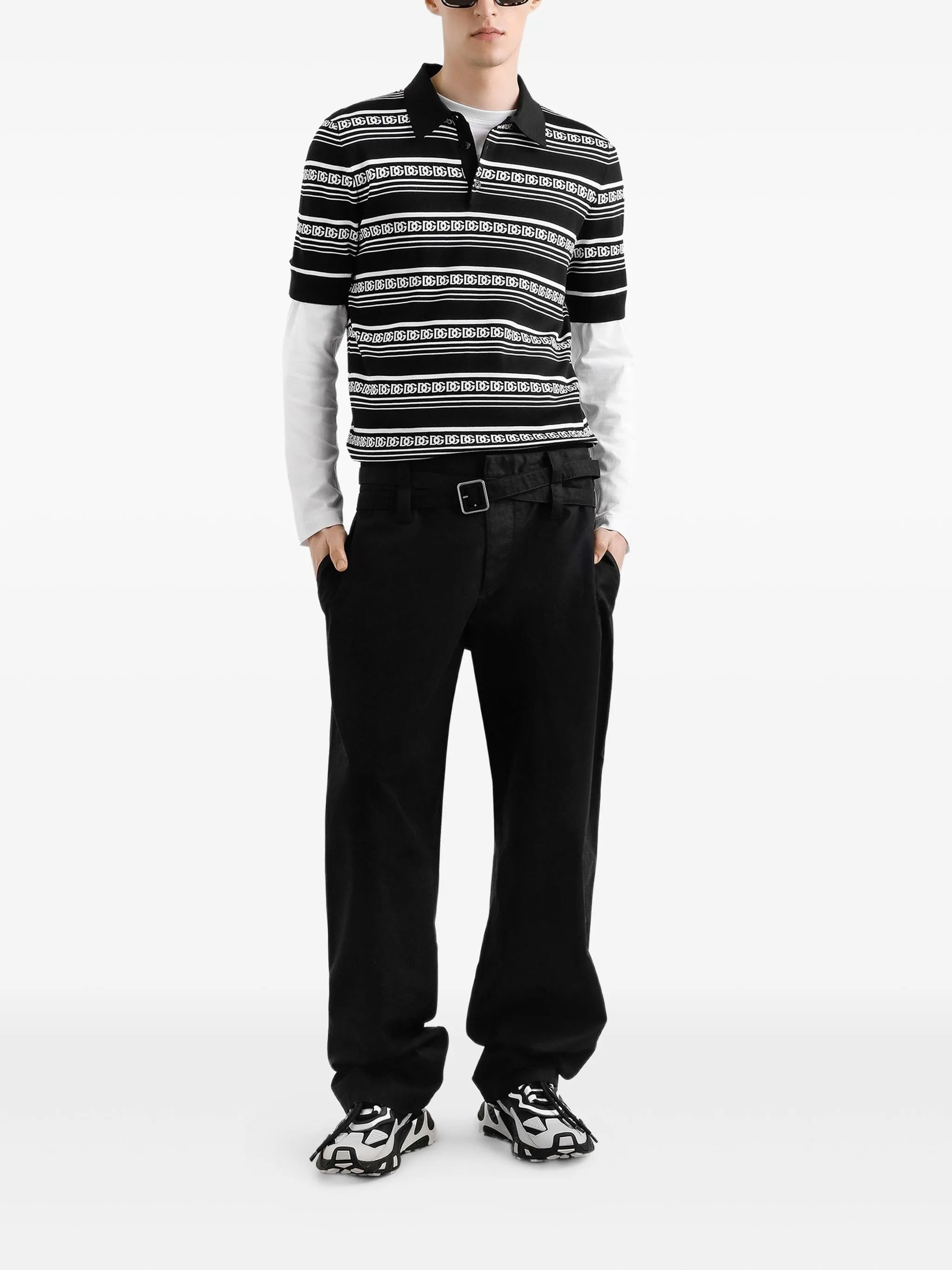 silk polo shirt - 2