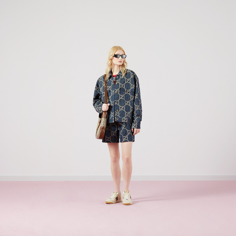 GUCCI Jumbo GG denim jacket outlook