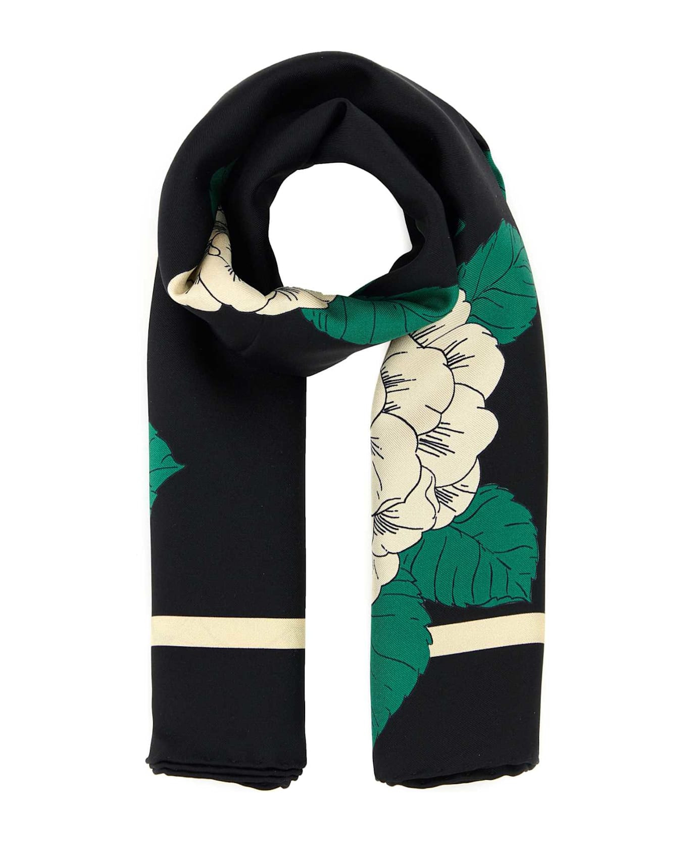 Printed Silk Foulard - 1