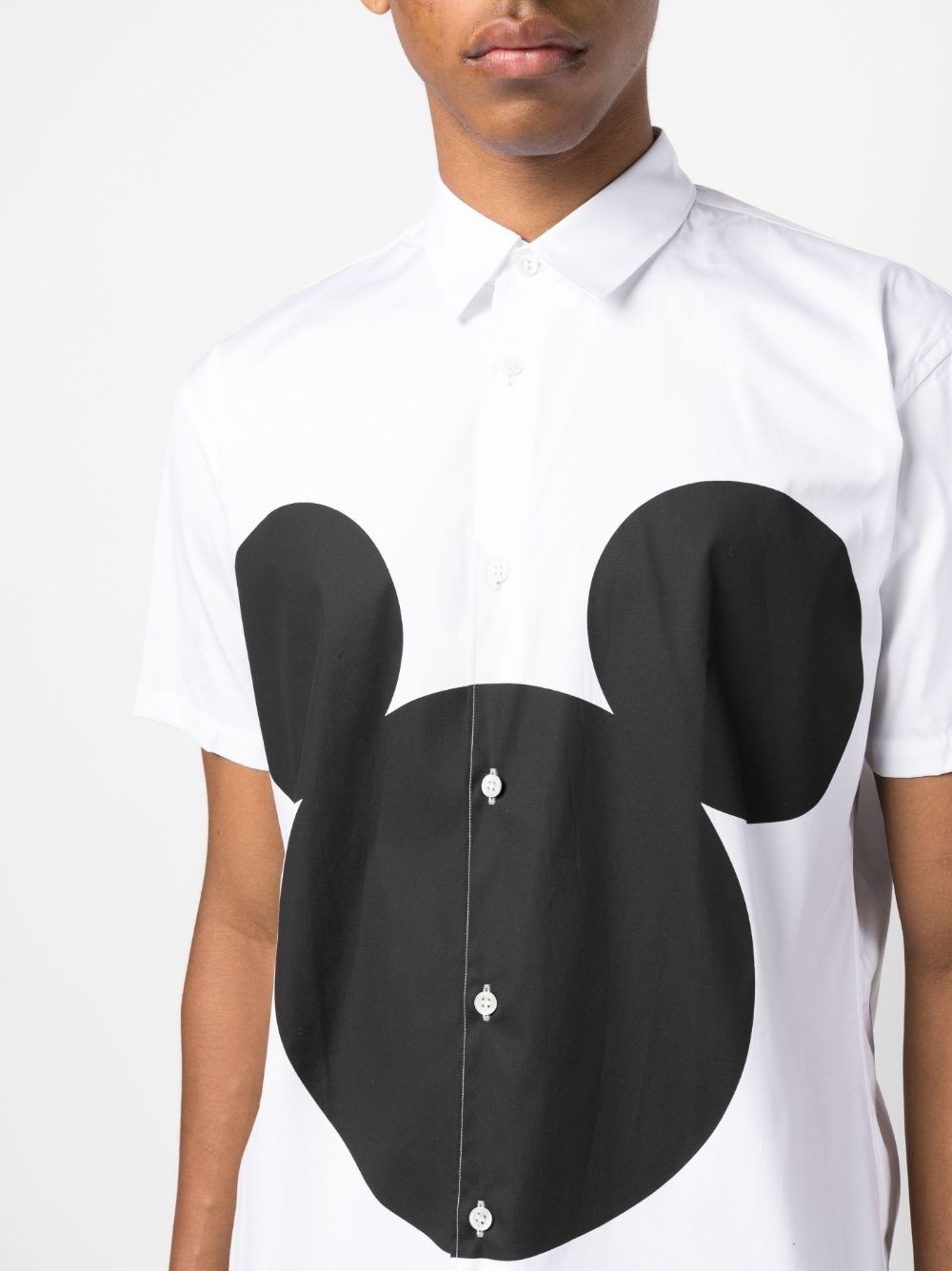 graphic-print short-sleeve cotton shirt - 5