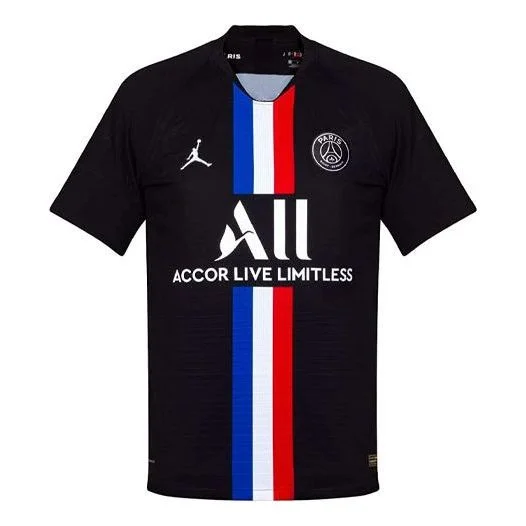 Air Jordan Paris Saint-Germain Away Player Edition Soccer/Football Jersey Black BV9195-011 - 1