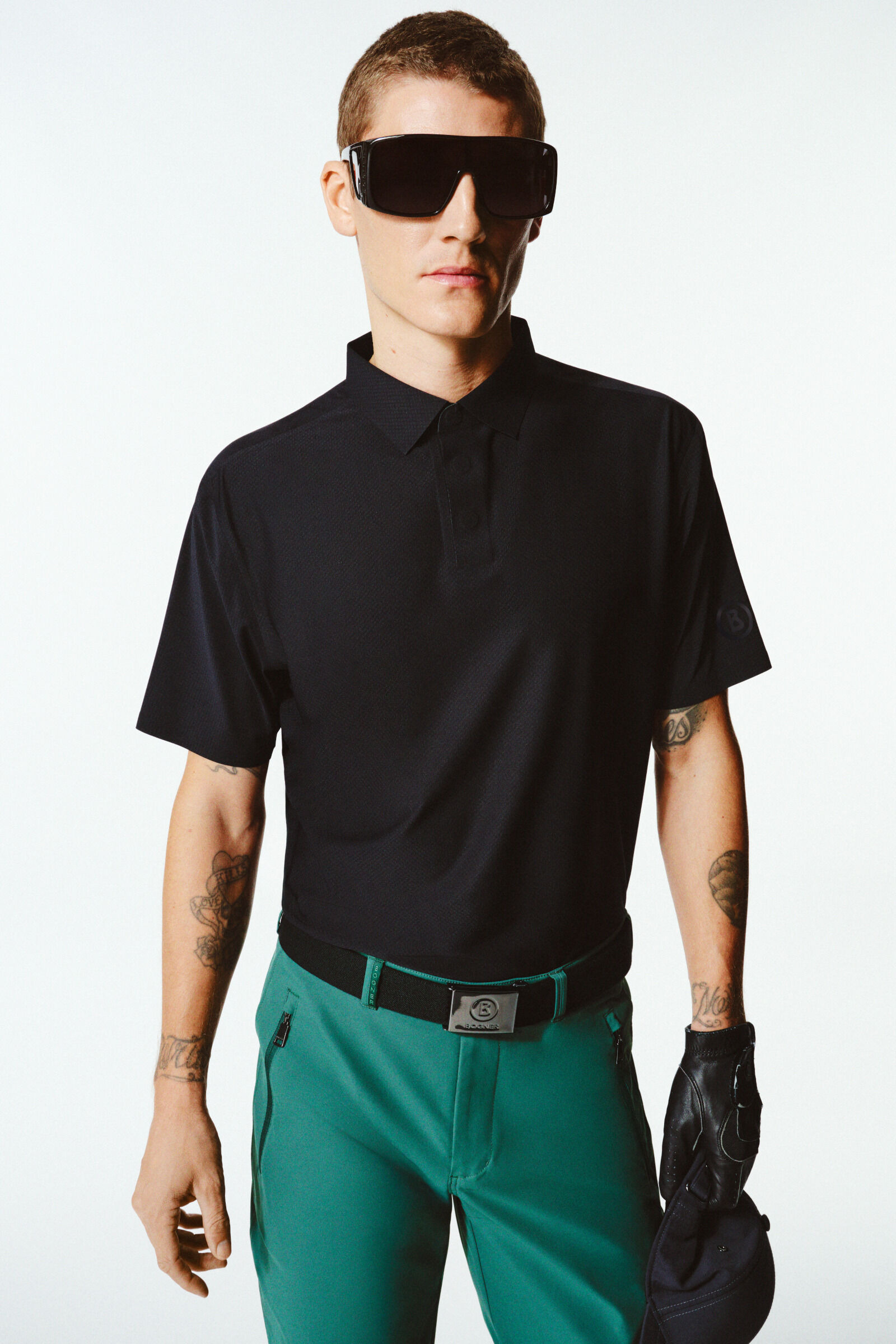 Casimir Functional polo shirt in Black - 7