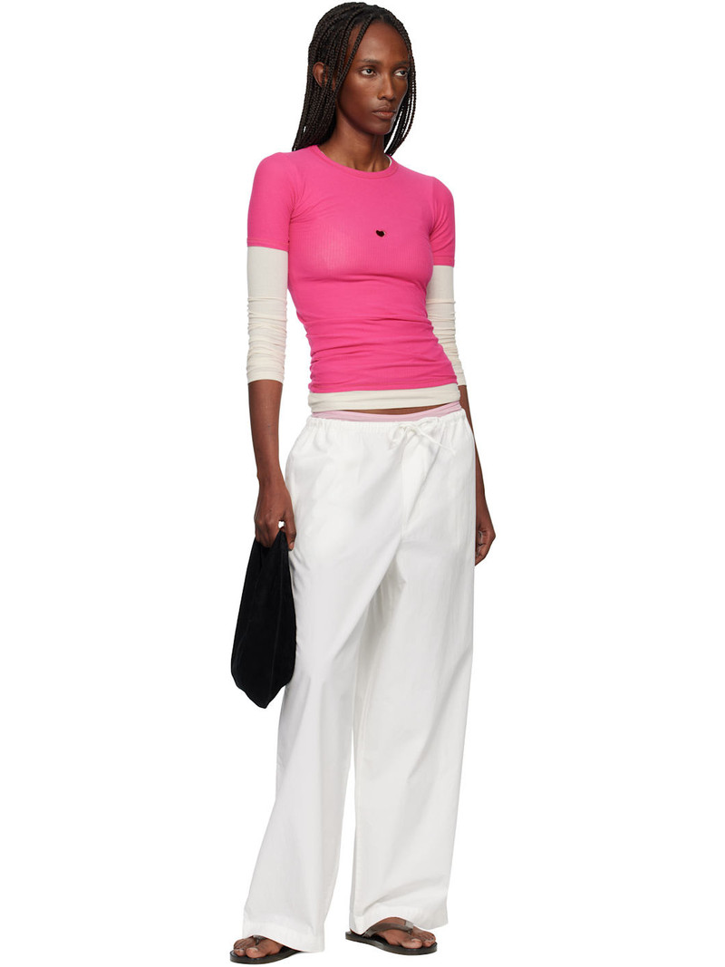 BASERANGE Pink Heart T-shirt outlook