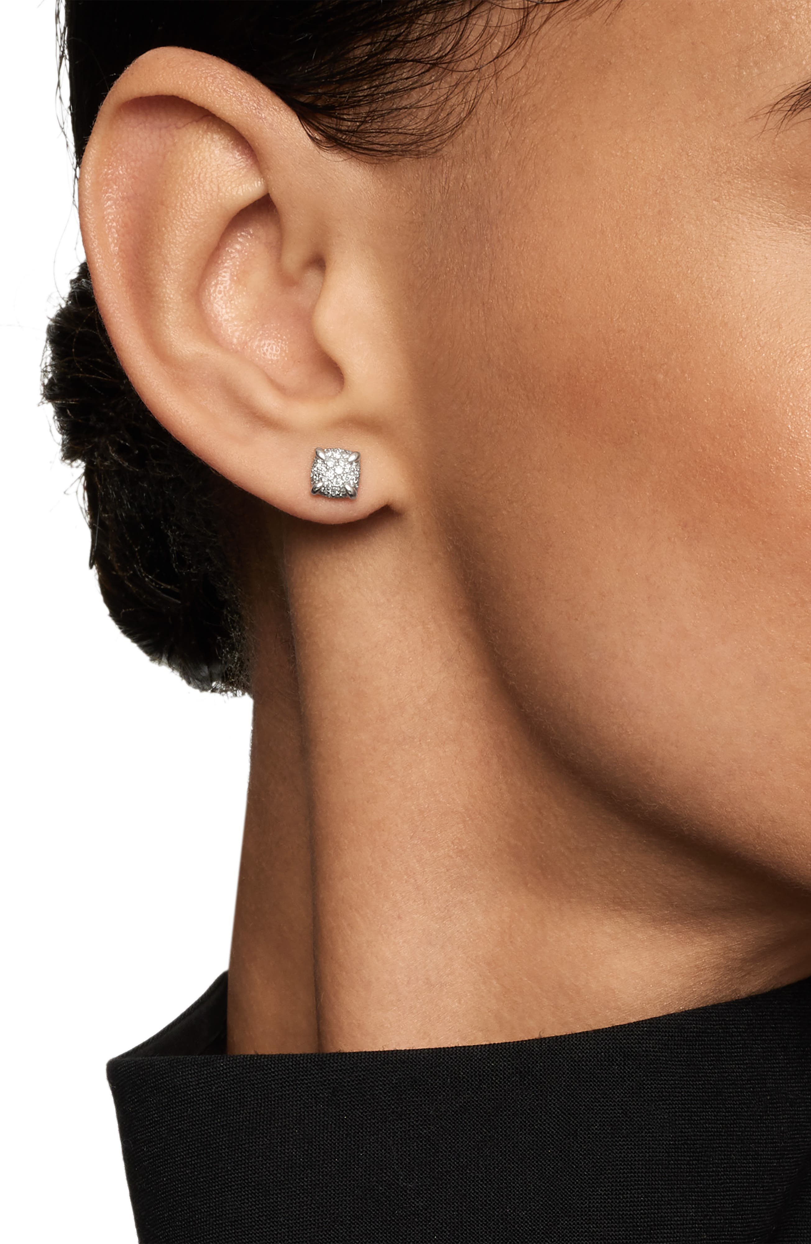 David Yurman Petite Chatelaine® Pavé Diamond Stud Earrings at Nordstrom - 2