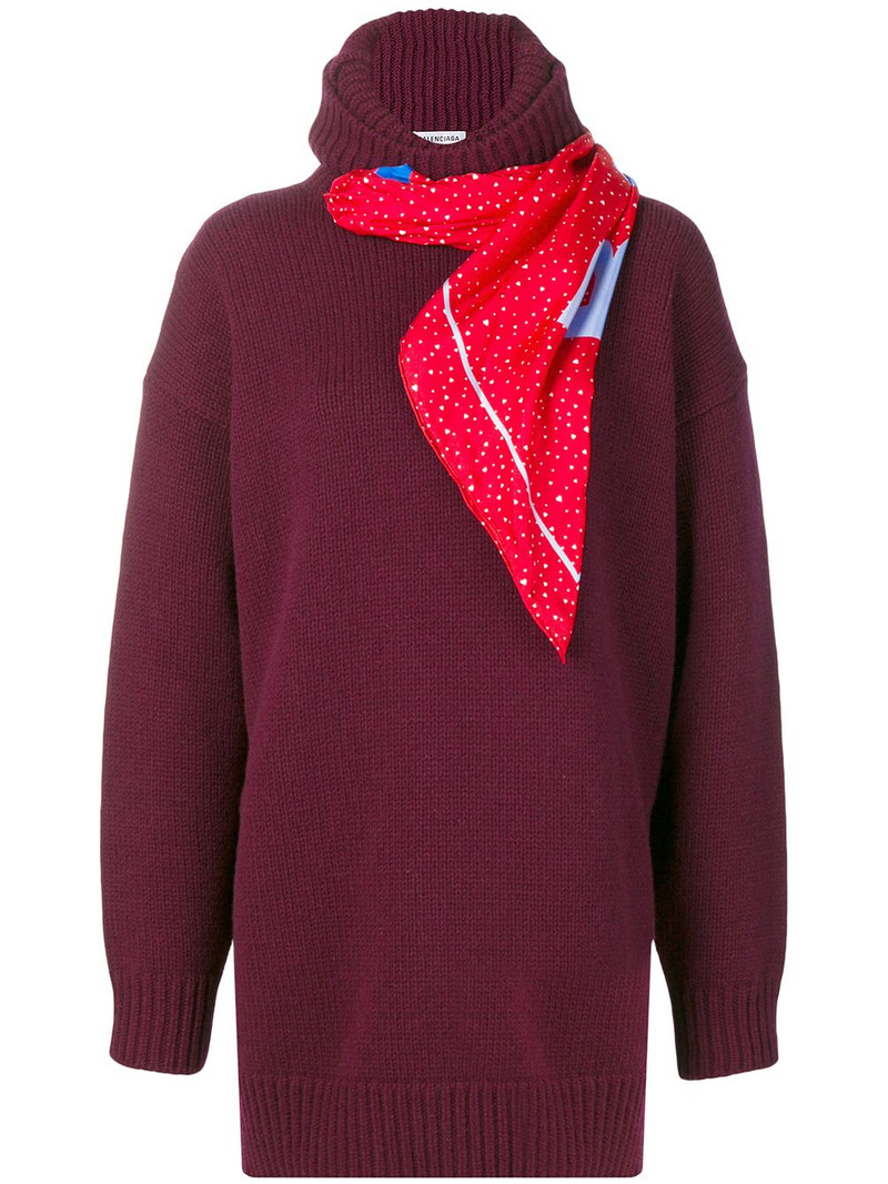 scarf sweater 1