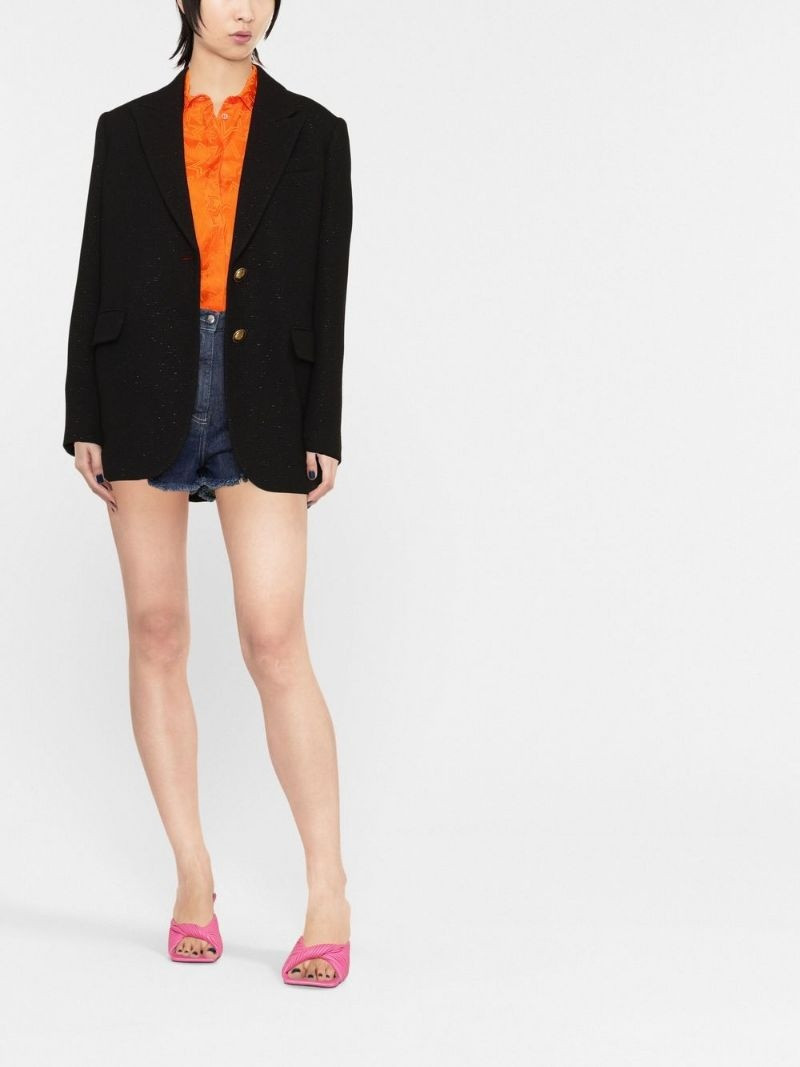 Alessandra Rich single-breasted blazer outlook