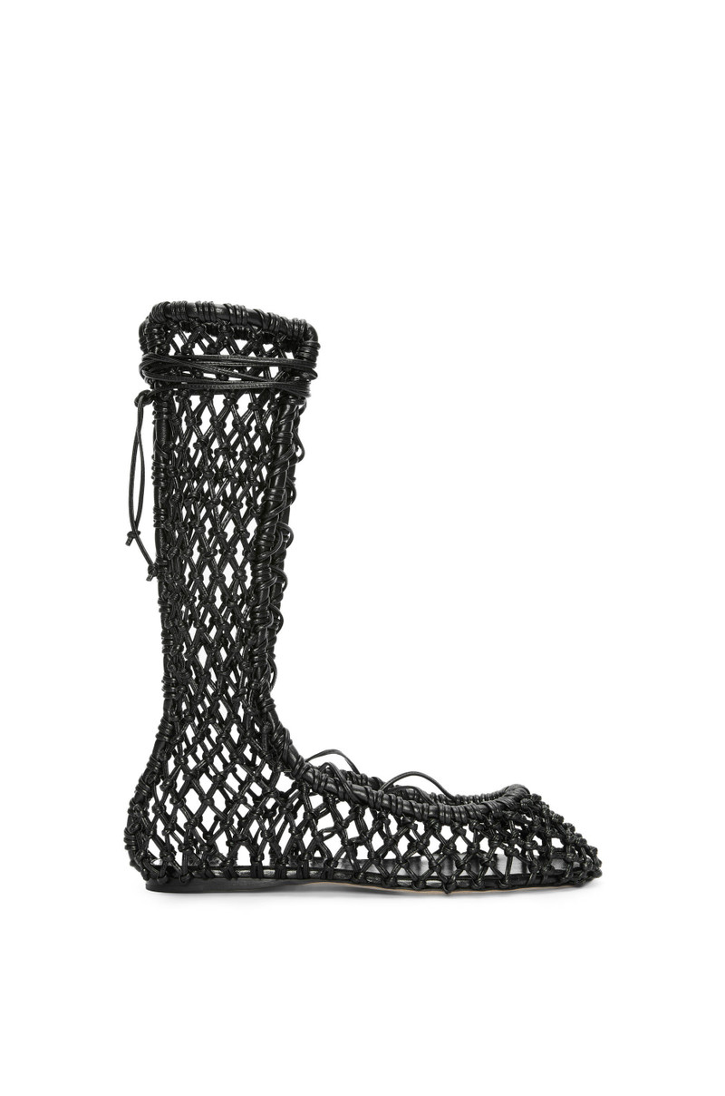 Woven boot in lambskin 1