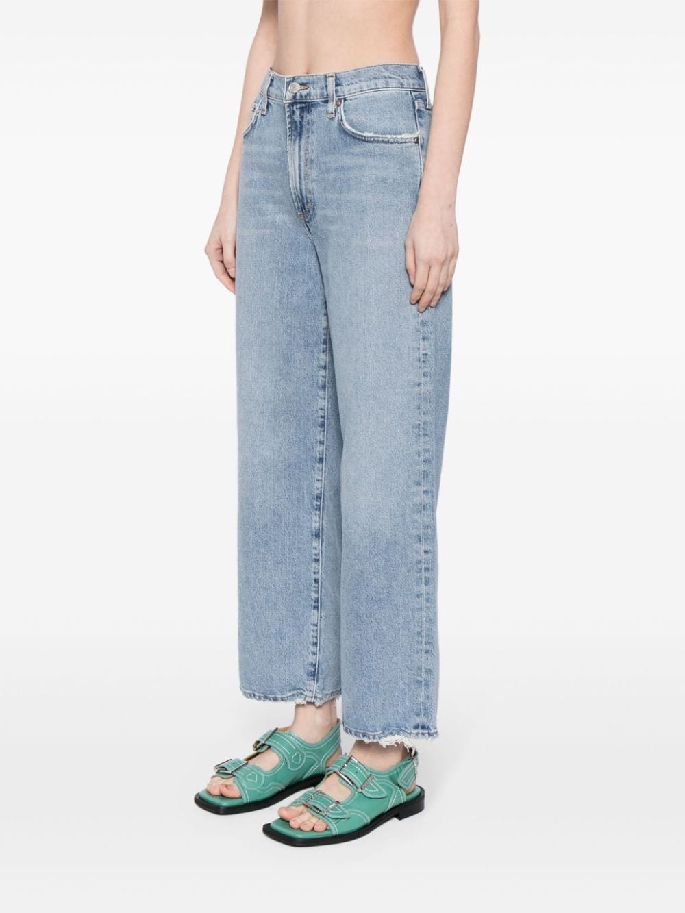 Harper mid-rise cropped jeans - 3