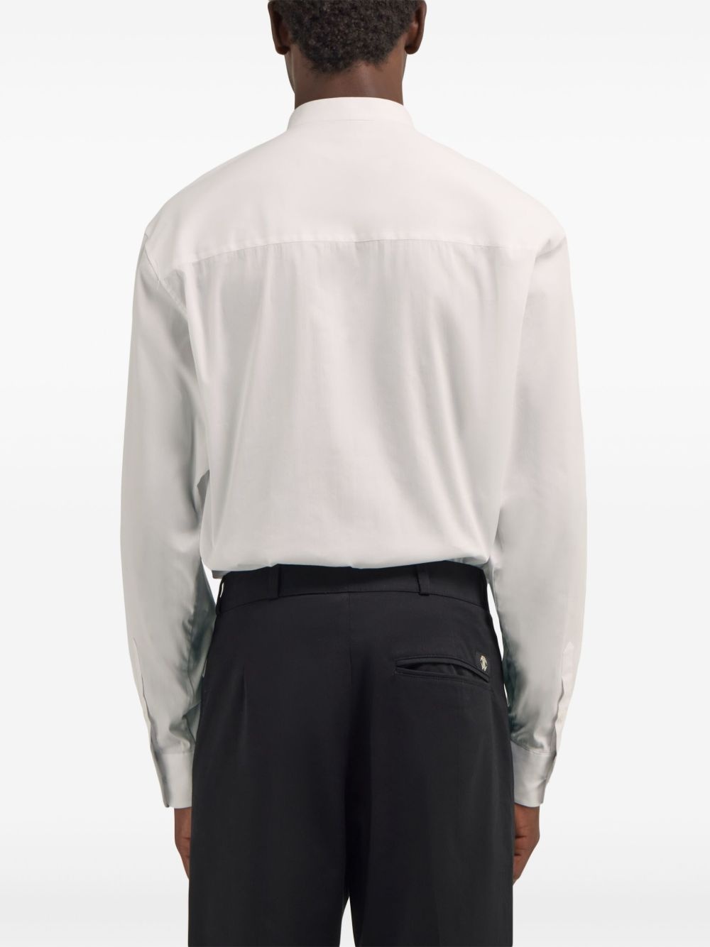 broderie anglaise detail shirt - 4