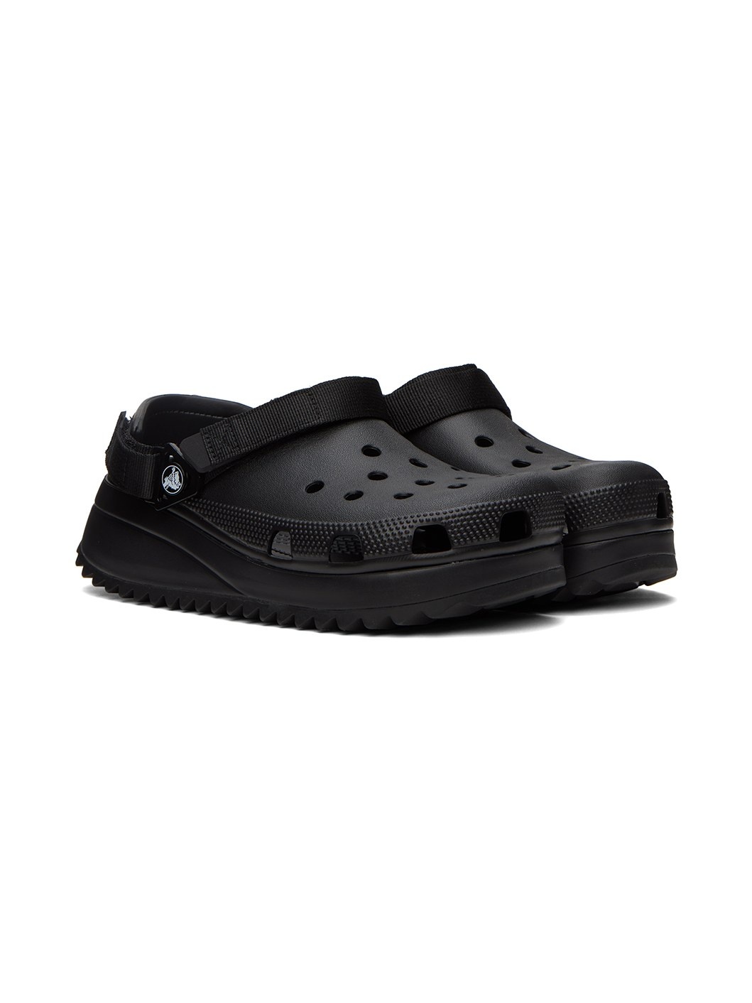 Black Hiker Clogs - 4