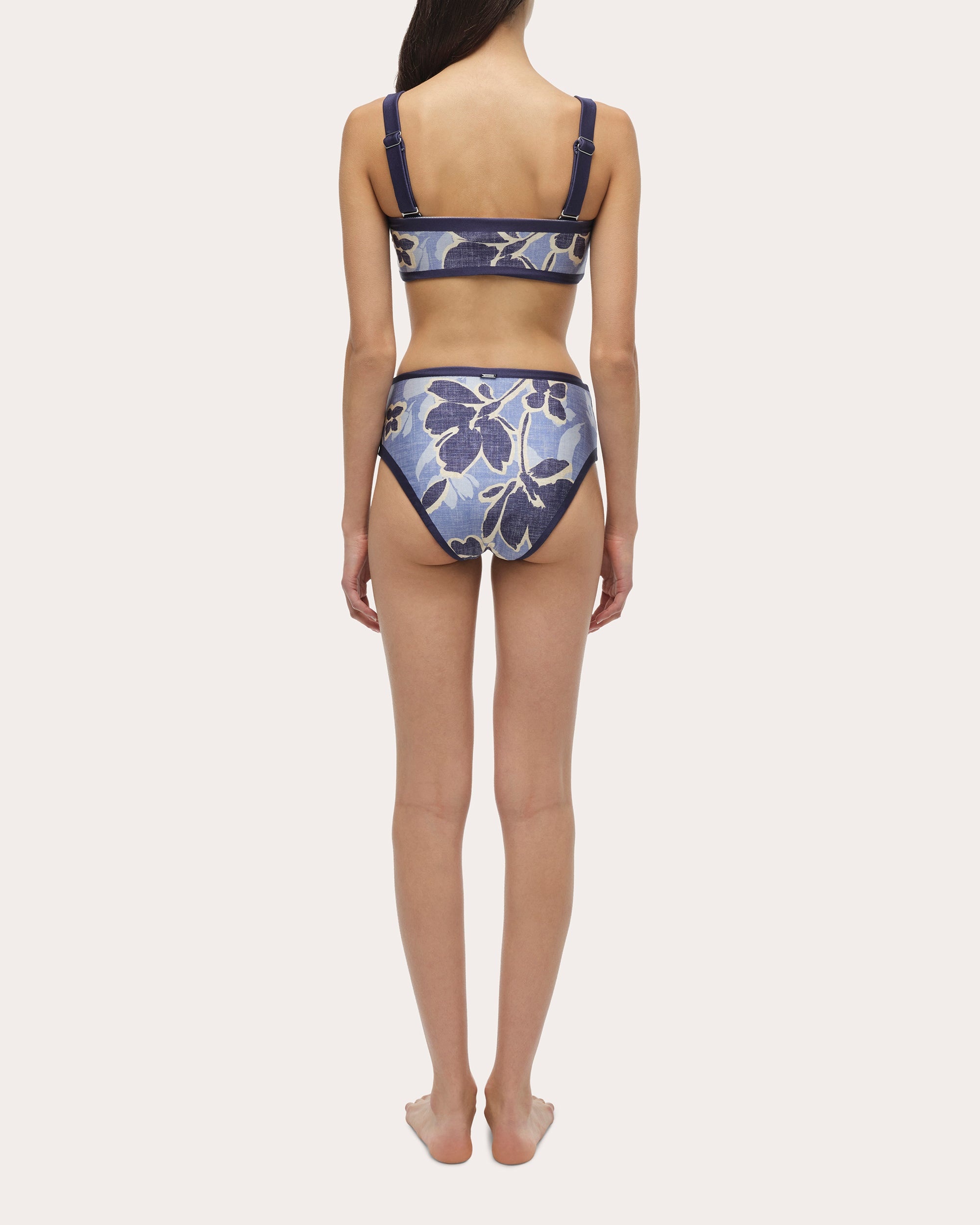 Dallia Floral High-Waist Bikini Bottoms - 2
