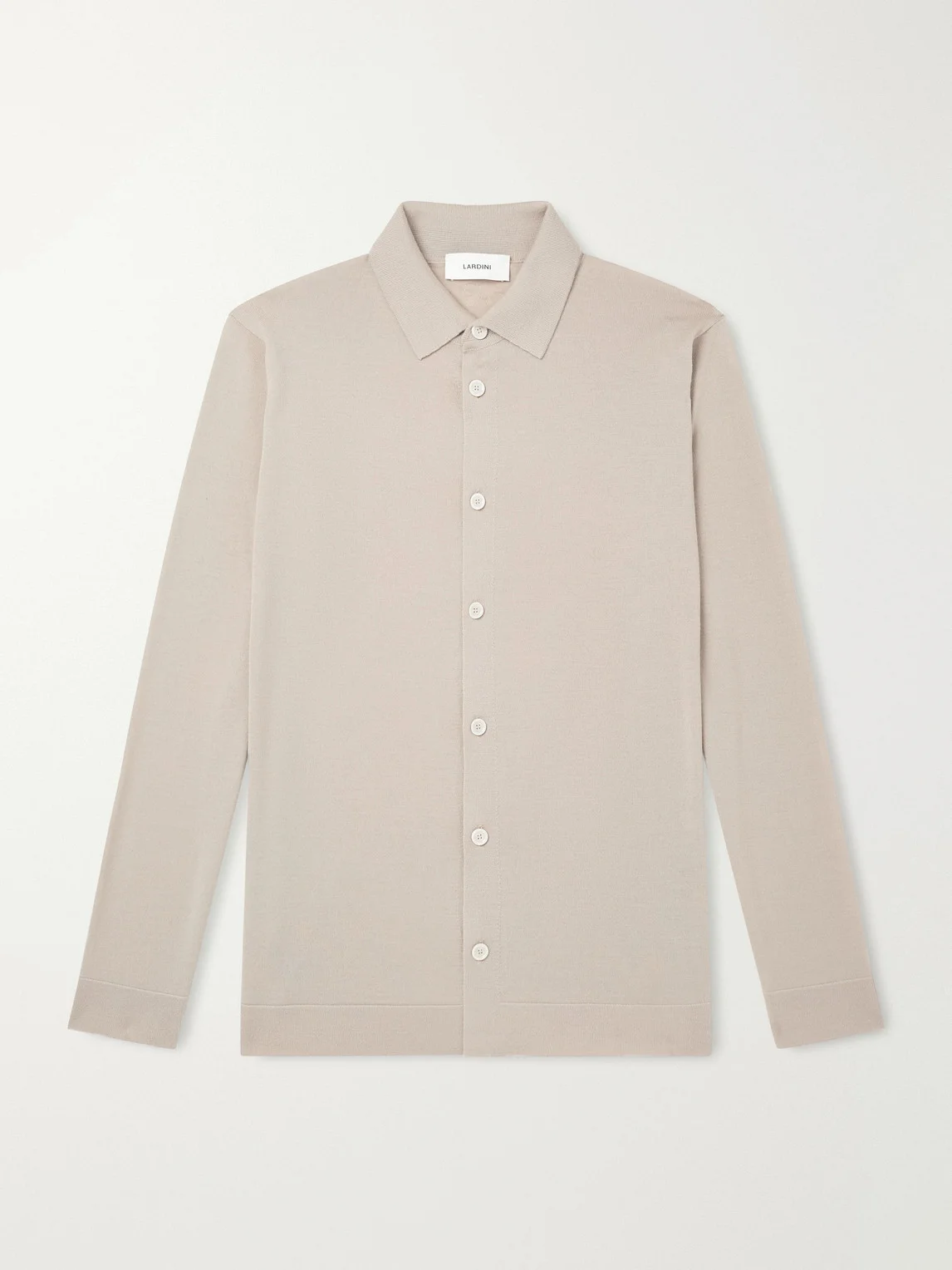 Virgin Wool Polo Shirt - 1