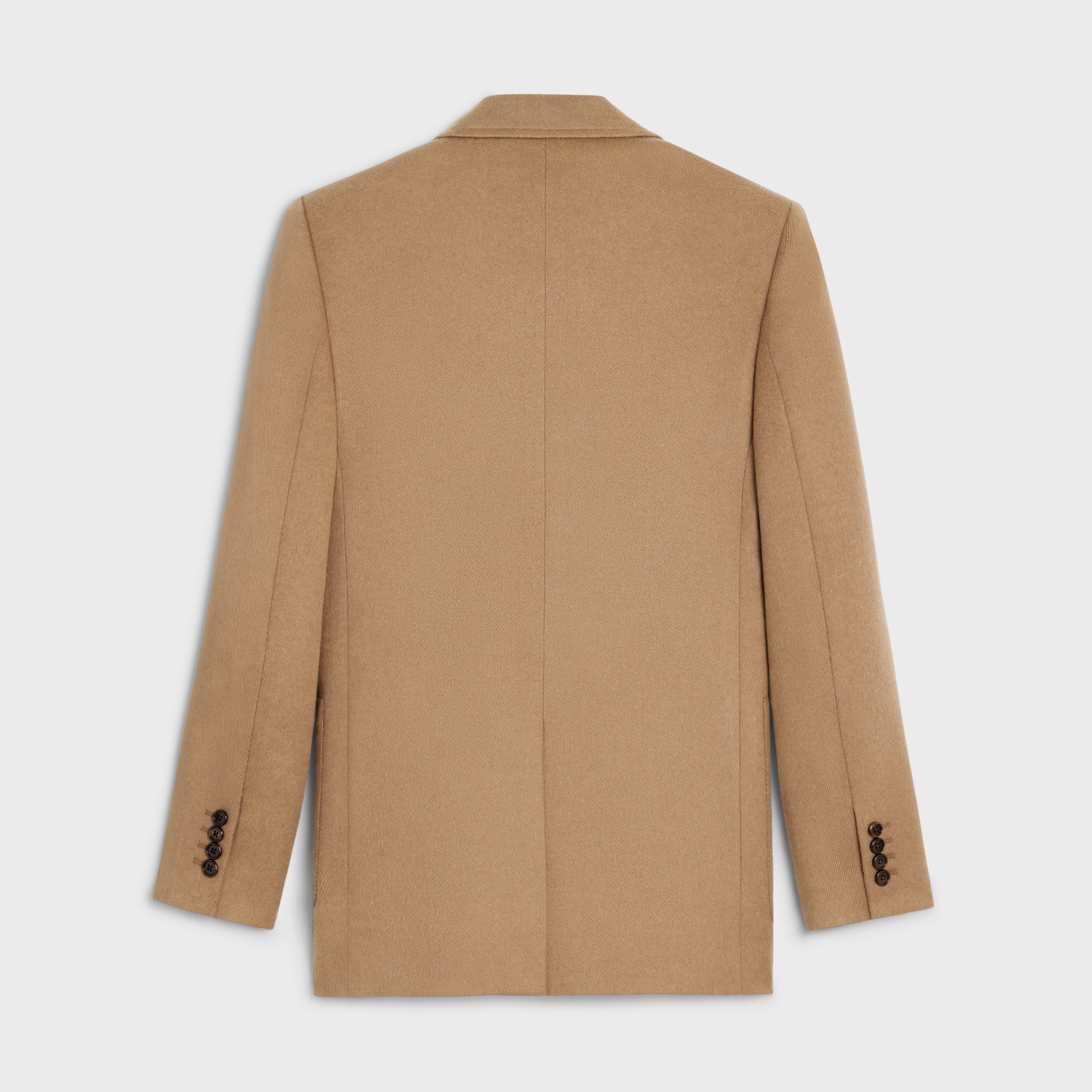 classic jacket in diagonal cashmere - 2
