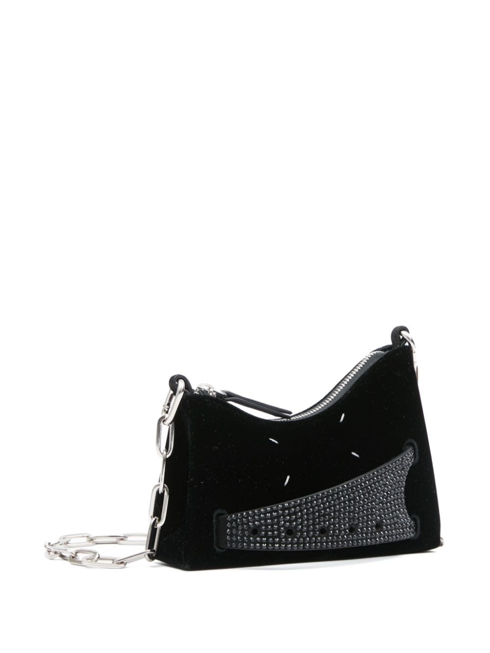 small Snatched leather shoulder bag - 5