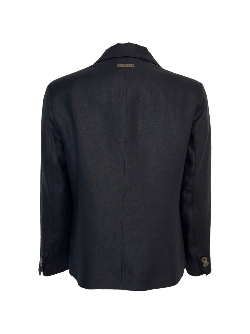 PESERICO linen notched-lapel jacket outlook