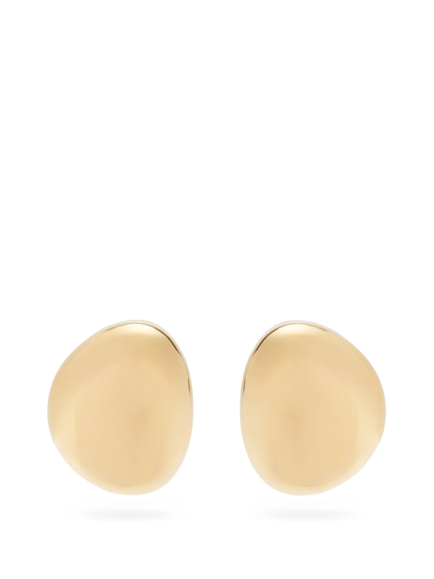 Dome-drop clip earrings - 1