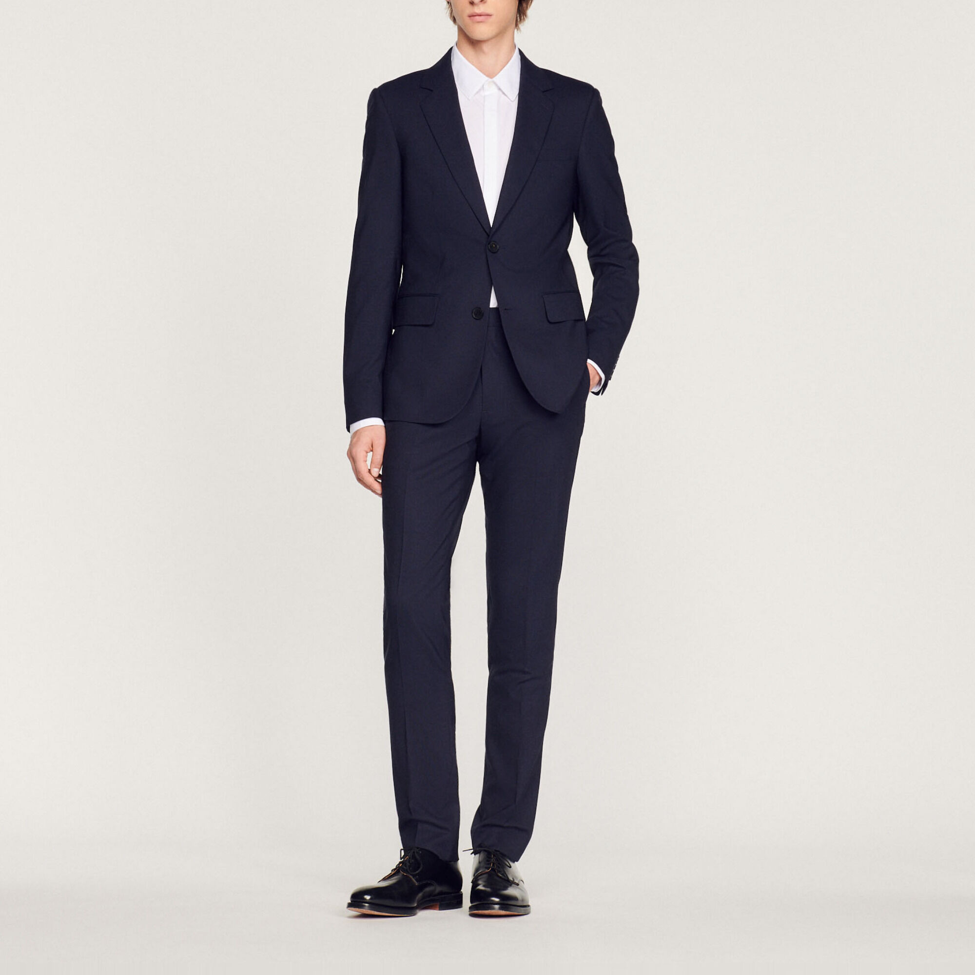 STRETCH WOOL SUIT JACKET - 2