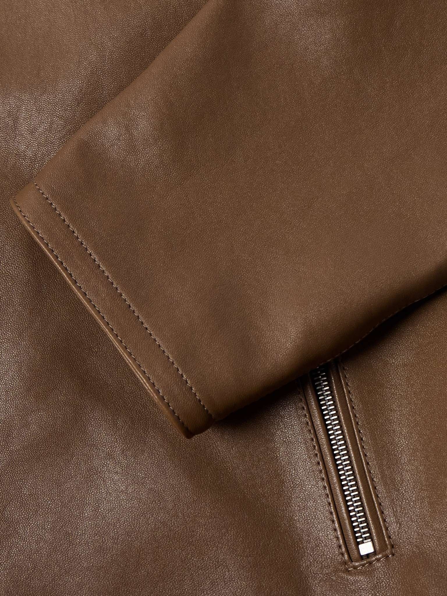 Leather Biker Jacket - 3