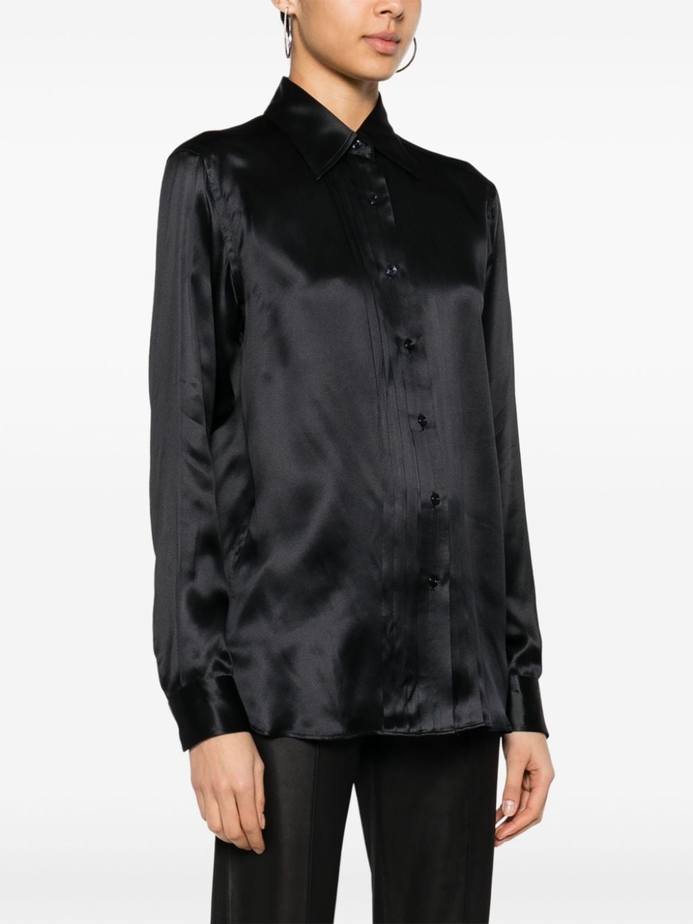 satin silk shirt - 3