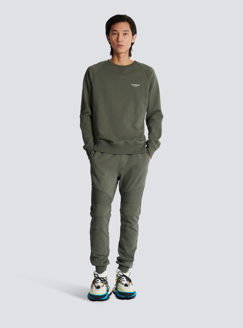 Balmain Balmain Paris flocked sweatshirt outlook