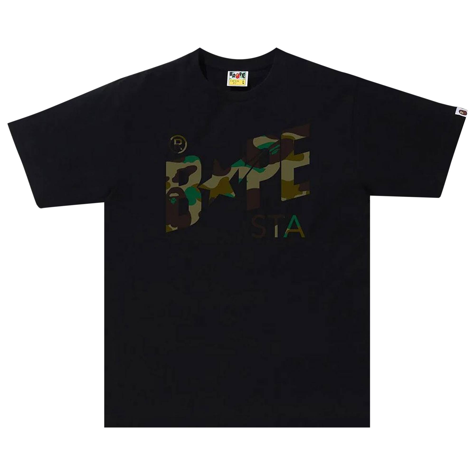 BAPE Sta 1st Camo Logo Tee 'Black/Green' - 1